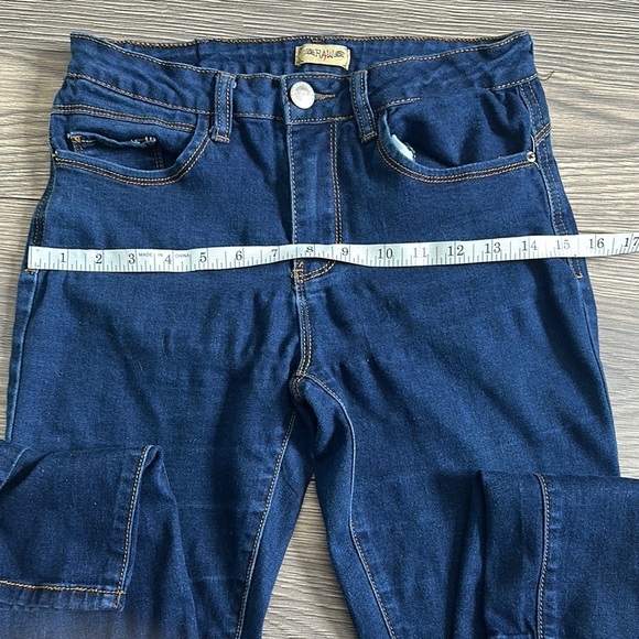 Indigo Blue Skinny Jeans with Sleek Fit - Picture 7 of 8